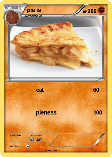 Pokemon pie is