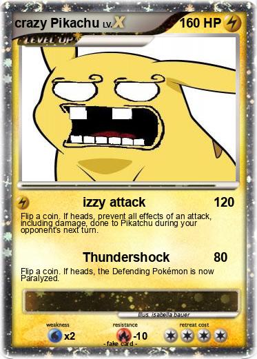 Pokemon crazy Pikachu