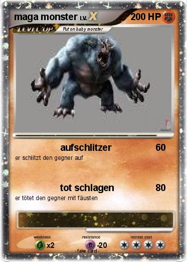 Pokemon maga monster