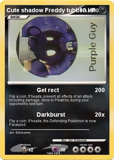 Pokemon Cute shadow Freddy tubber