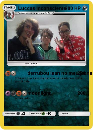 Pokemon Luccas inconsciente