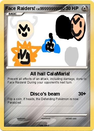 Pokemon Face Raiders!