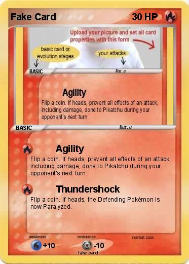 Pokemon Fake Card
