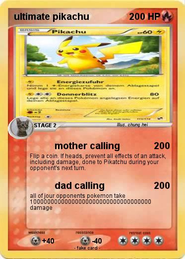 Pokemon ultimate pikachu