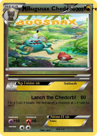 Pokemon Bugsnax Chedeboardle rex
