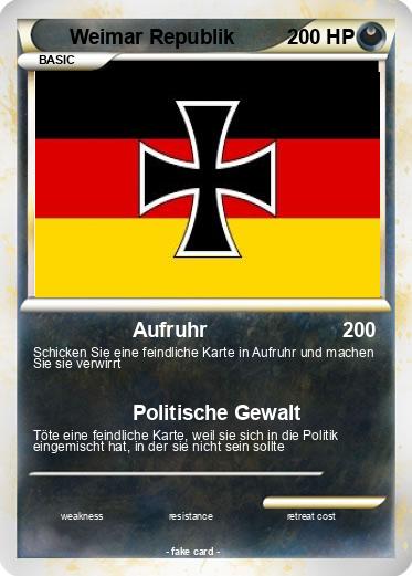 Pokemon Weimar Republik