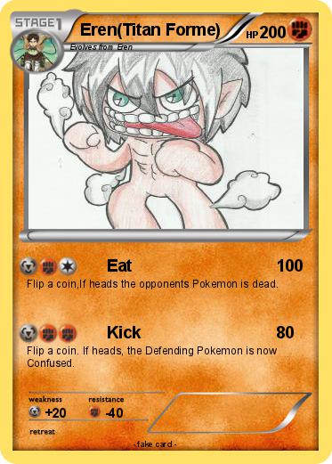 Pokemon Eren(Titan Forme)