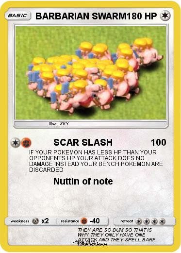Pokemon BARBARIAN SWARM