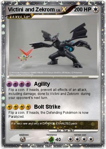 Pokemon Victini and Zekrom