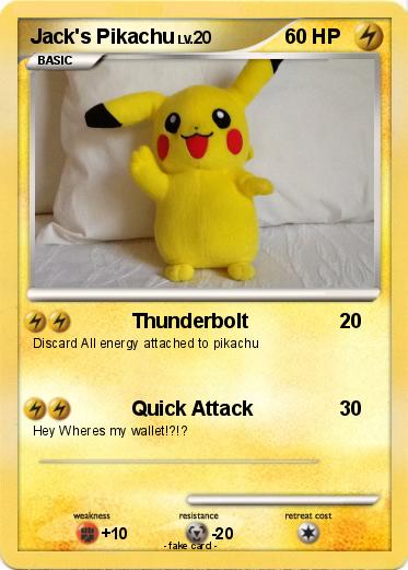 Pokemon Jack's Pikachu