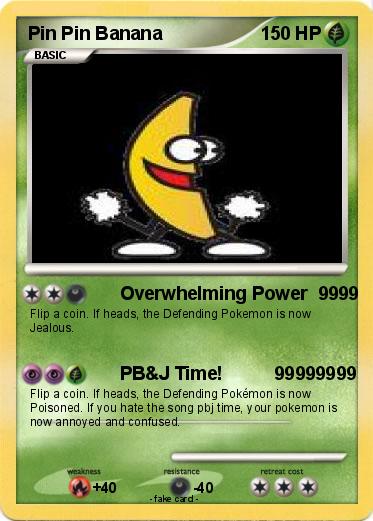 Pokemon Pin Pin Banana