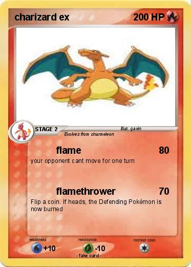 Pokemon charizard ex