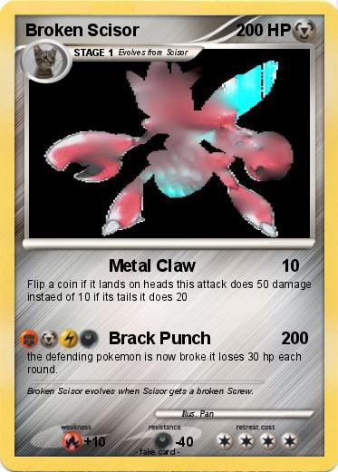 Pokemon Broken Scisor
