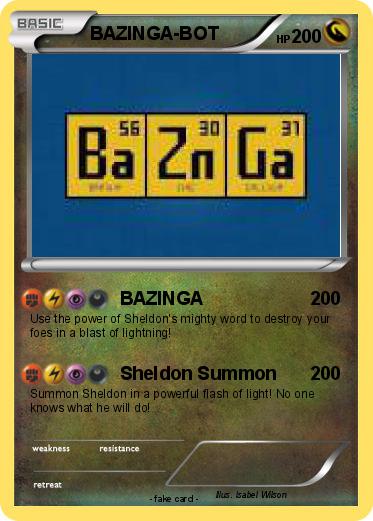 Pokemon BAZINGA-BOT