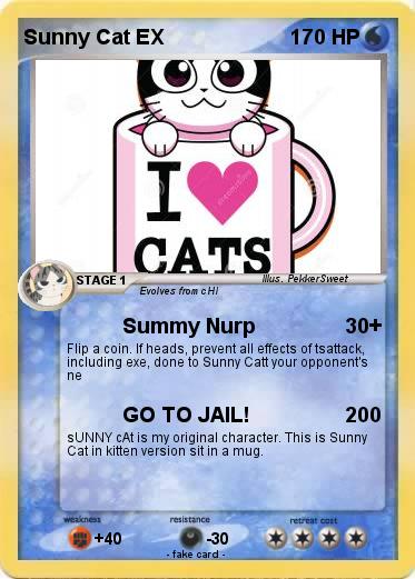 Pokemon Sunny Cat EX