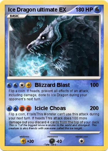 Pokemon Ice Dragon ultimate EX