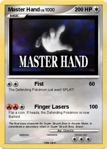 Pokemon Master Hand