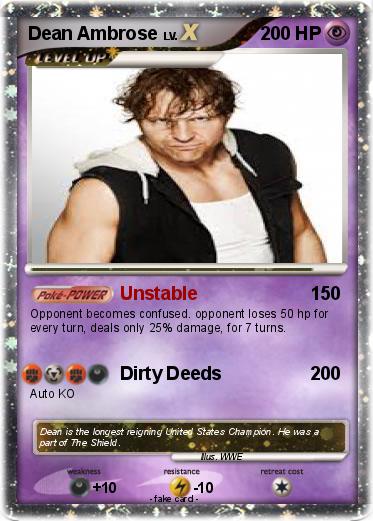 Pokemon Dean Ambrose