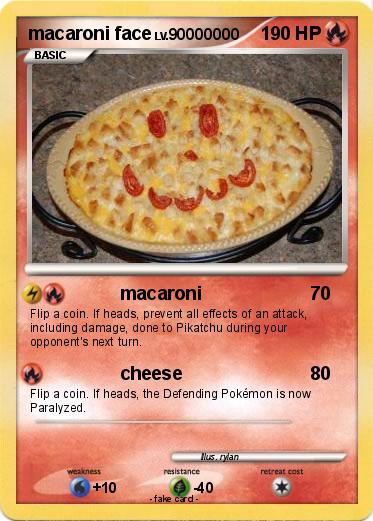 Pokemon macaroni face