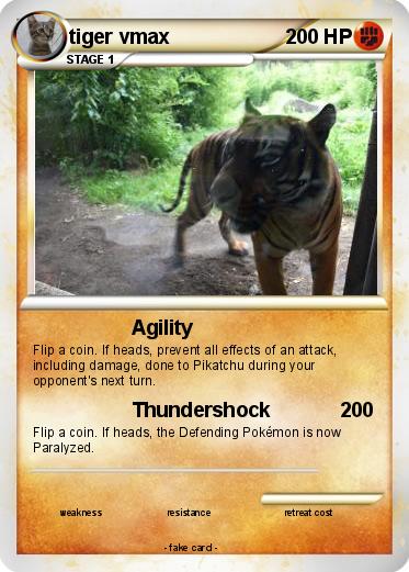 Pokemon tiger vmax