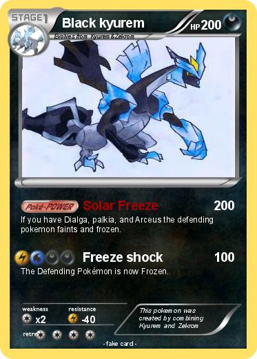 Pokemon Black kyurem