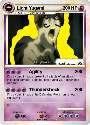 Pokemon Light Yagami