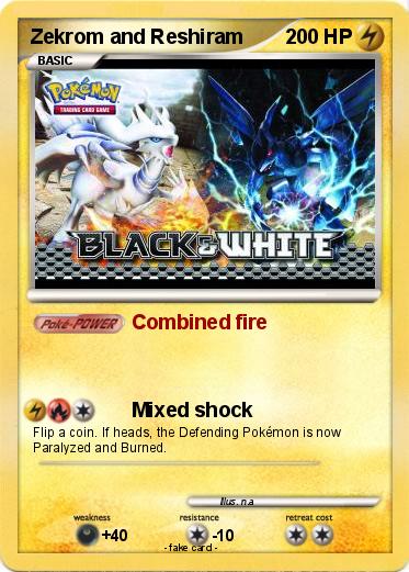 Pokemon Zekrom and Reshiram