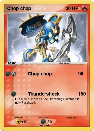 Pokemon Chop chop