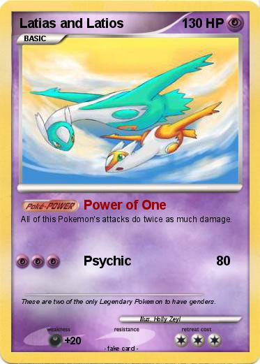 Pokemon Latias and Latios