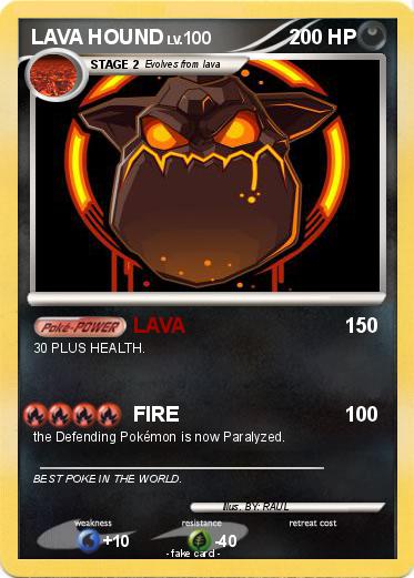 Pokemon LAVA HOUND
