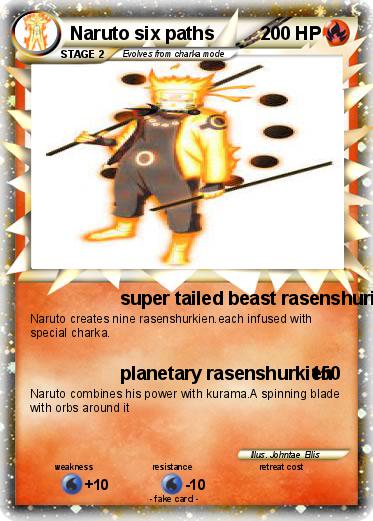 Pokemon Naruto six paths
