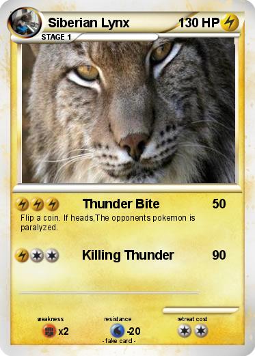 Pokemon Siberian Lynx
