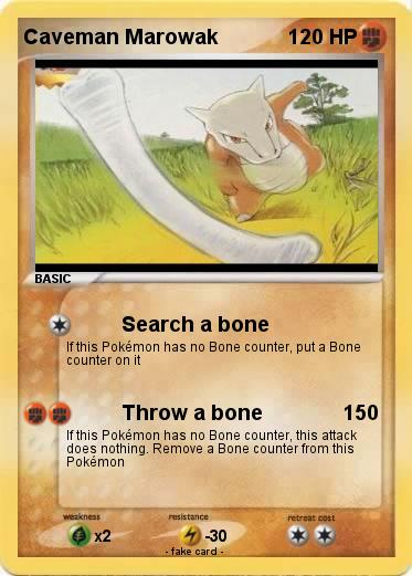 Pokemon Caveman Marowak
