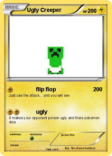 Pokemon Ugly Creeper