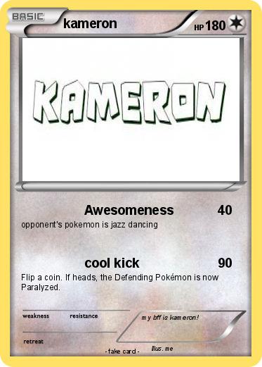 Pokemon kameron