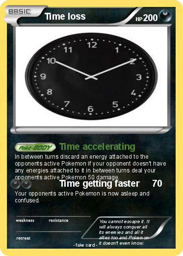 Pokemon Time loss
