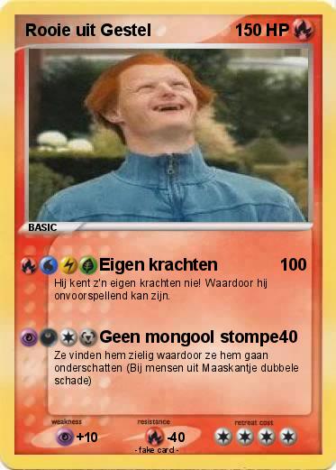 Pokemon Rooie uit Gestel