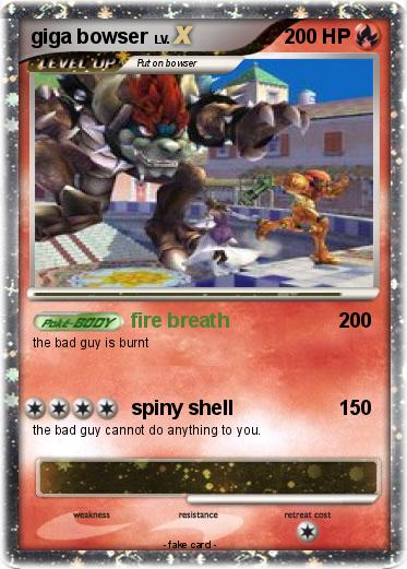 Pokemon giga bowser