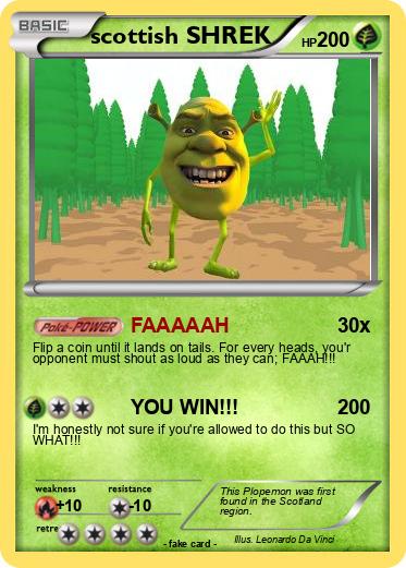 Pokemon scottish SHREK