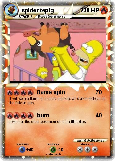 Pokemon spider tepig