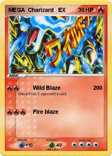 Pokemon MEGA  Charizard   EX