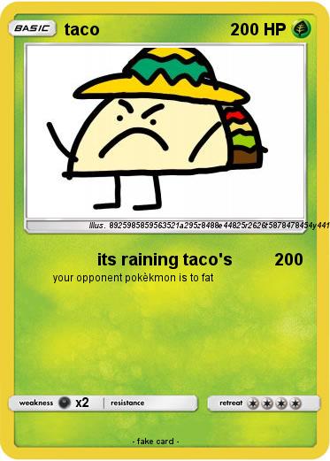Pokemon taco