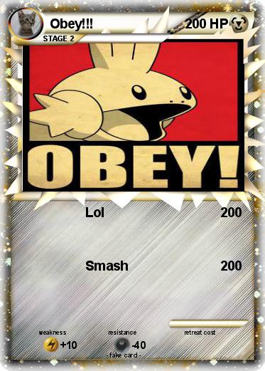 Pokemon Obey!!!