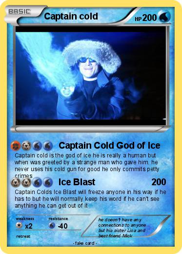 Pokemon Captain cold