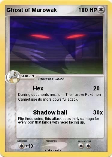 Pokemon Ghost of Marowak