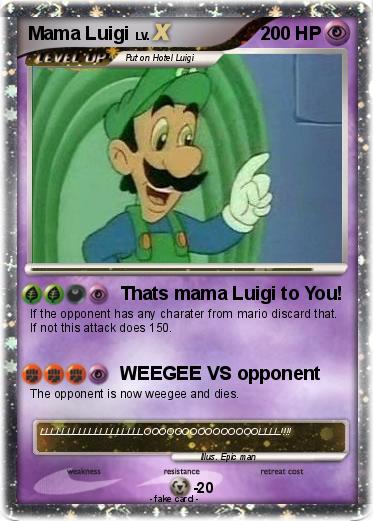 Pokemon Mama Luigi