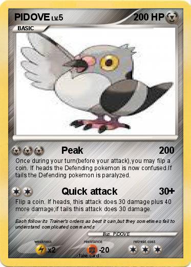 Pokemon PIDOVE