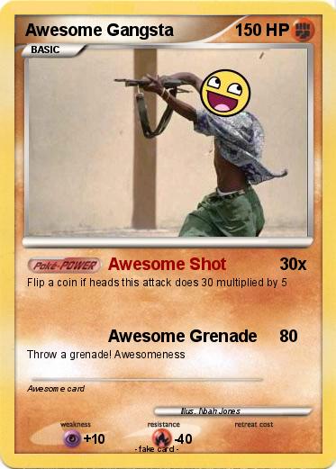Pokemon Awesome Gangsta