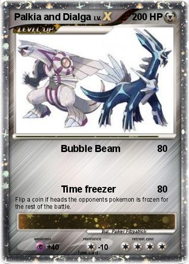 Pokemon Palkia and Dialga