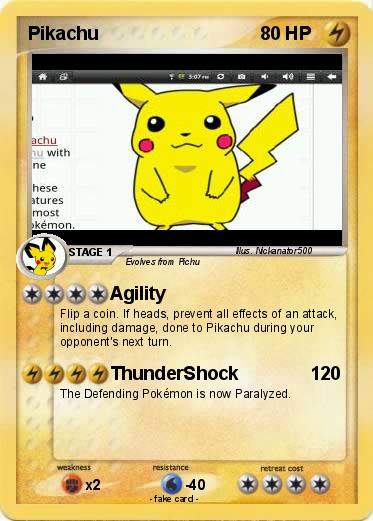 Pokemon Pikachu